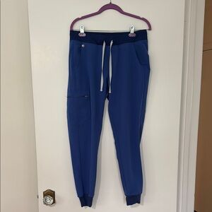 FIGS Womens Denim Blue Zamora Joggers
